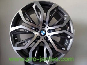 Pack jantes Bmw anthracite/polish X5 X6 22"pouces