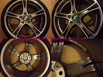 pack jantes originale bmw serie 1 F20 19"pouces + pneus Dunlop sport Maxx Gt 225/35r19 -245/30r19