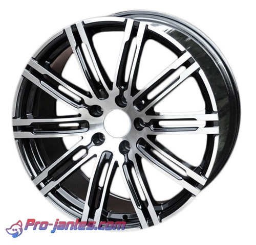 Pack jantes Porsche Cayenne Noir/polish 20''pouces