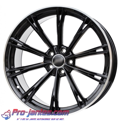 Pack jantes Audi pour A5 8T 5F A7 Noir/polish 19"pouces