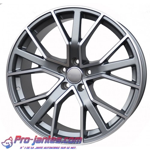 Pack jantes Audi Rs6 Anthracite/polish A6 A7 S6 S7 RS7 A8 S8 Q5 SQ5 Q7 21"pouces