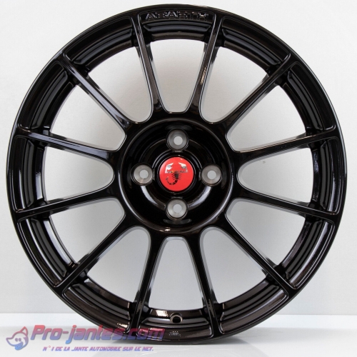 Pack jantes Originale ABARTH Essesse 500-595-695 Brembo Performance Noir 17"pouces