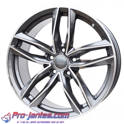 Pack jantes Audi RS6 pour A3 A4 anthracite/polish 18"pouces