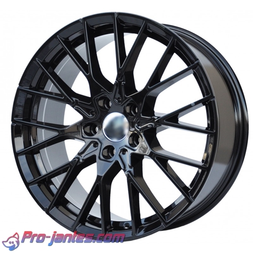 Pack jantes Bmw M///power s&eacute;rie 3 4 5 F30 F32 F10 F11 Noir brillant 19"pouces