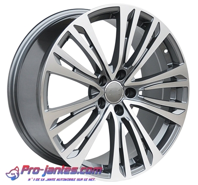 Pack jantes pour Audi Q5 A4 A5 A6 C7 A7 A8 Gun/metal 18"pouces