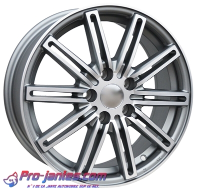 Pack jantes pour Audi A4 Gun/Metal 17"pouces