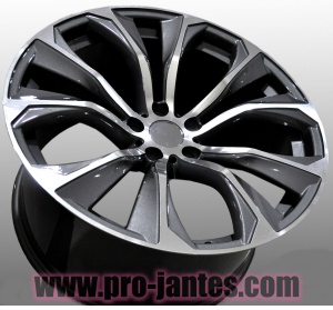 Pack jantes bmw X5 X6 Anthracite/polish 20"pouces