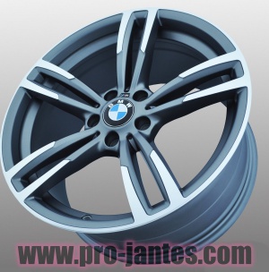 Pack jantes bmw M3 2016 anthracite/polish serie 1 2 3 4 5 6 X3 19"pouces