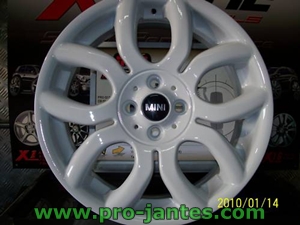 Pack jantes mini cooper spoke 17''pouces Blanc