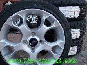 pack jantes ford STREET KA , FIESTA , FOCUS 16''pouces+pneus 195/45X16 84 V ROCKSTONE F . 105