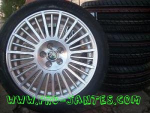 pack jantes alfa roméo GT 17''pouces pour 147/156 GT GTA GTV+pneus bridgestone 215/45/17