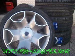 Pack jantes lancia delta 18''pouces+pneus 225/40/18 HIFLY HF 805