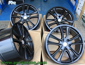 Pack jantes Porsche Cayenne S Turbo black 22''pouces