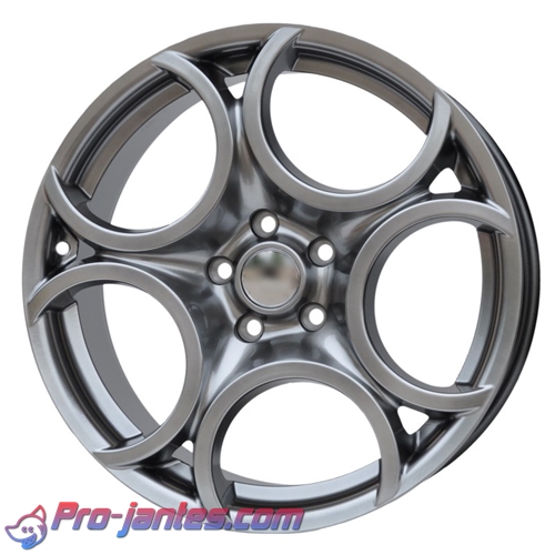 Pack jantes alfa Romeo Giulietta Giulia159 Stelvio Brera 18''pouces Gun metal