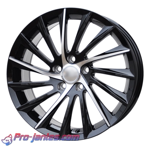 Pack jantes alfa romeo GIULIETTA-159 black line 18''pouces (black/polish)