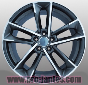 Pack jantes Audi Rs7 Anthracite/polish A3 A4 A6 A8 Q3 TT 19"pouces