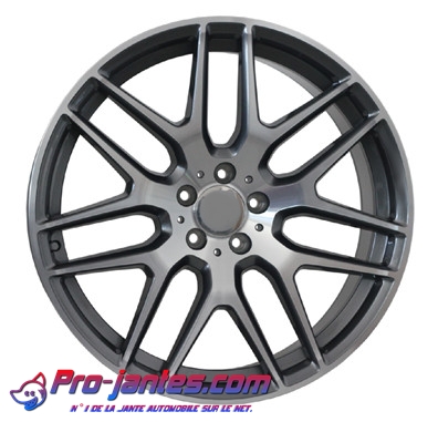 Pack jantes pour Mercedes GL-GLS-GLE- anthracite polish 21"pouces