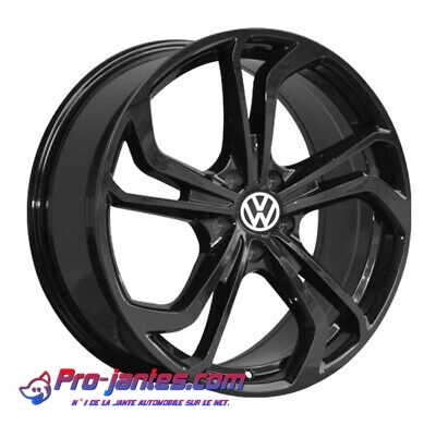 Pack jantes Volkswagen RCT Golf 5-6-7 Noir Brillant 18"pouces