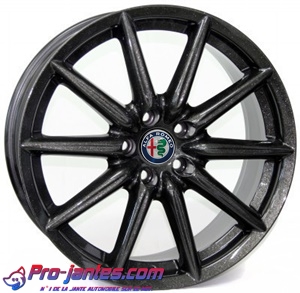 Pack jantes look Alfa romeo TI 19''pouces 159-Brera-Giulietta Noir-Diamond