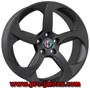 Pack Jantes Alfa Romeo Giulia Gun Metal 18"pouces