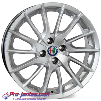 Pack jantes alfa romeo Mito Hyper silver 17"pouces