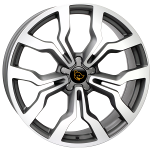 Jante Audi R8 anthracite/polish Largeur 8.5x19-ET43-PCD5X112-CENTRE66,6