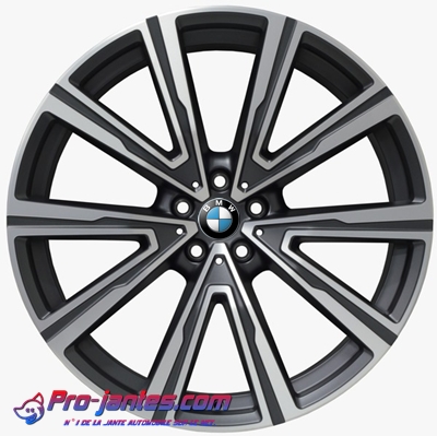 Pack jantes Bmw série X3 X4 Anthracite Matt Polish 22"pouces