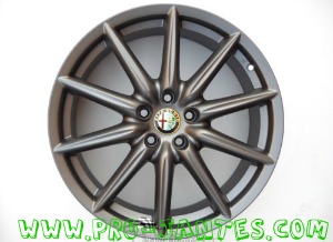 Pack jantes alfa romeo 19"pouces TI-159- Brera titanium+pneus Pirelli GT 235/35R19