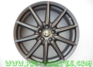 Pack jantes alfa romeo 19"pouces TI-159- Brera titanium+pneus Pirelli GT 235/35R19