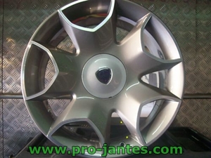 Pack jantes lancia delta anthracite 17''pouces