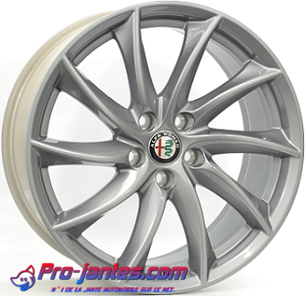 Pack jantes original alfa romeo Gun Metal GIULIA-GIULIETTA-159-STELVIO-BRERA 18"pouces