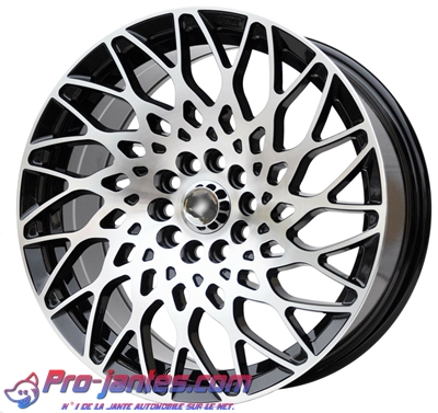 Pack jantes Rotiform pour Audi A4 Noir/polish 17"pouces