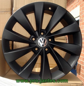 Pack jantes volkswagen interlagos scirocco Golf 5-6-7 Touran-passat Noir Mat 18"pouces.