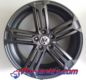 Pack jantes Volkswagen Type R Noir Matt Golf 5-6-7 Gti tdi touran passat 17''pouces