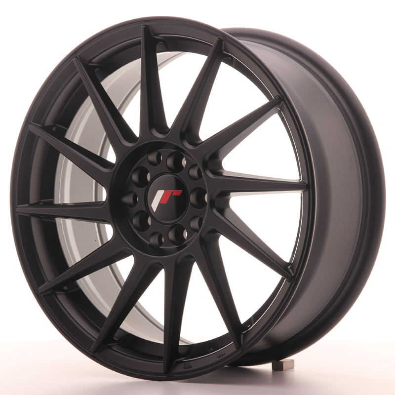 Pack jantes Japan Racing JR22 17x7 ET35 4x100/114 Matt Black