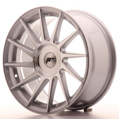 Pack jantes Japan Racing JR22 18x7,5 ET35-42 BLANK Silver Machined Face