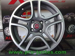 Pack jantes fiat grande punto Evo silver/polish 16''pouces