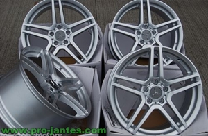 Pack jantes Mercedes AMG 18"pouces silver Classe C W204 07> ML-vito-vaneo-viano