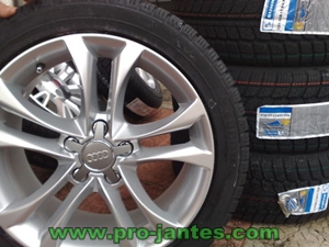 pack jantes Audi S5 seattle 18''pouces + pneus 245/40/18 ROCKSTONE F 105 POUR A3 A4 A5 A6 TT s line