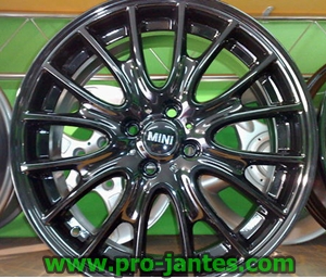 Pack jantes Mini cooper 18''pouces Noir brillant