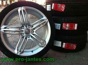 Pack jantes audi Rs6 17''pouces A3 A4 A6 TT Sportback+pneus Fortuna F2000 225/45R17