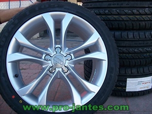 Pack jantes Audi S5 seattle 18''pouces + pneus Bridgestone s001 245/40R18 pour A3 A4 A5 A6 TT s line