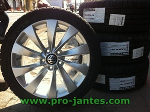 Pack jantes Volkswagen Interlagos scirocco 18''pouces + pneus 225/40r18 XL