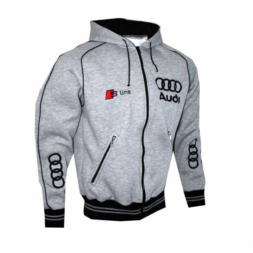 Veste Audi S-line capuche Gris