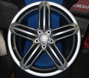 pack jantes Audi rs6 18'' A3 A4 A6 S3 Q5 TT Sportback Sline titanium Mat+pneus Michelin Pilot Alpin Pa3 hiver - 225/40R18 92V M+S/XL/MO