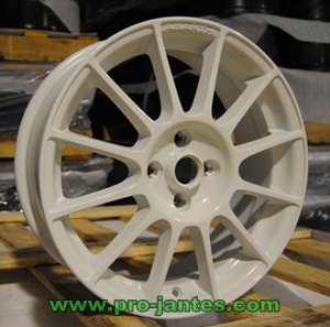 Pack jantes Fiat 500 Abarth Essesse White 17"pouces