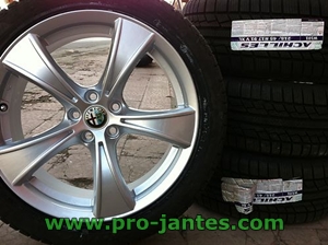 pack jantes alfa roméo Q2 racing 147/156 GT GTA GTV  Jtdm 17''pouces+pneus goodride sv308 215/45/17