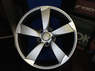 pack jantes audi TT Rs 17''pouces A3 A4 A6 8p TT+pneus evergreen Ew62 225/45/R17