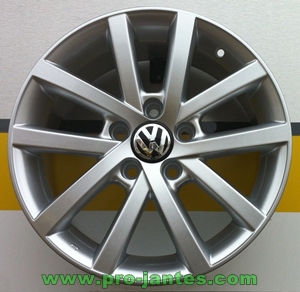 Pack jantes volkswagen 17''pouces silver Golf 5-6-7 touran.passat