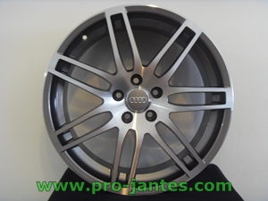 Pack jantes Audi Rs4 anthracite/polish A3 A4 A6 TT 17''pouces
